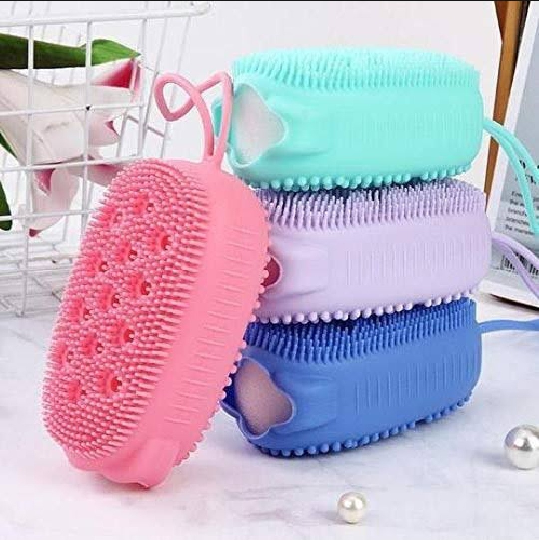 Silicone Bath Brush – Soft Body Scrubber for Gentle & Deep Cleansing